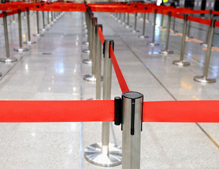 Normál szalagos kordonoszlop