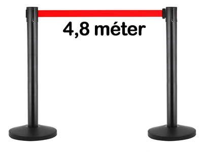 XL szalagos kordonoszlop