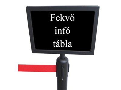 Fekvő információs tábla